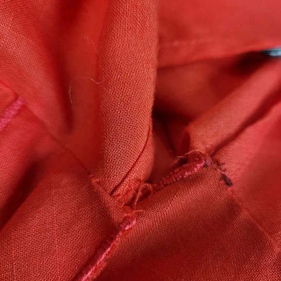 Vintage Suncraft red cutout sleeveless blouse - Picture 6 of 8